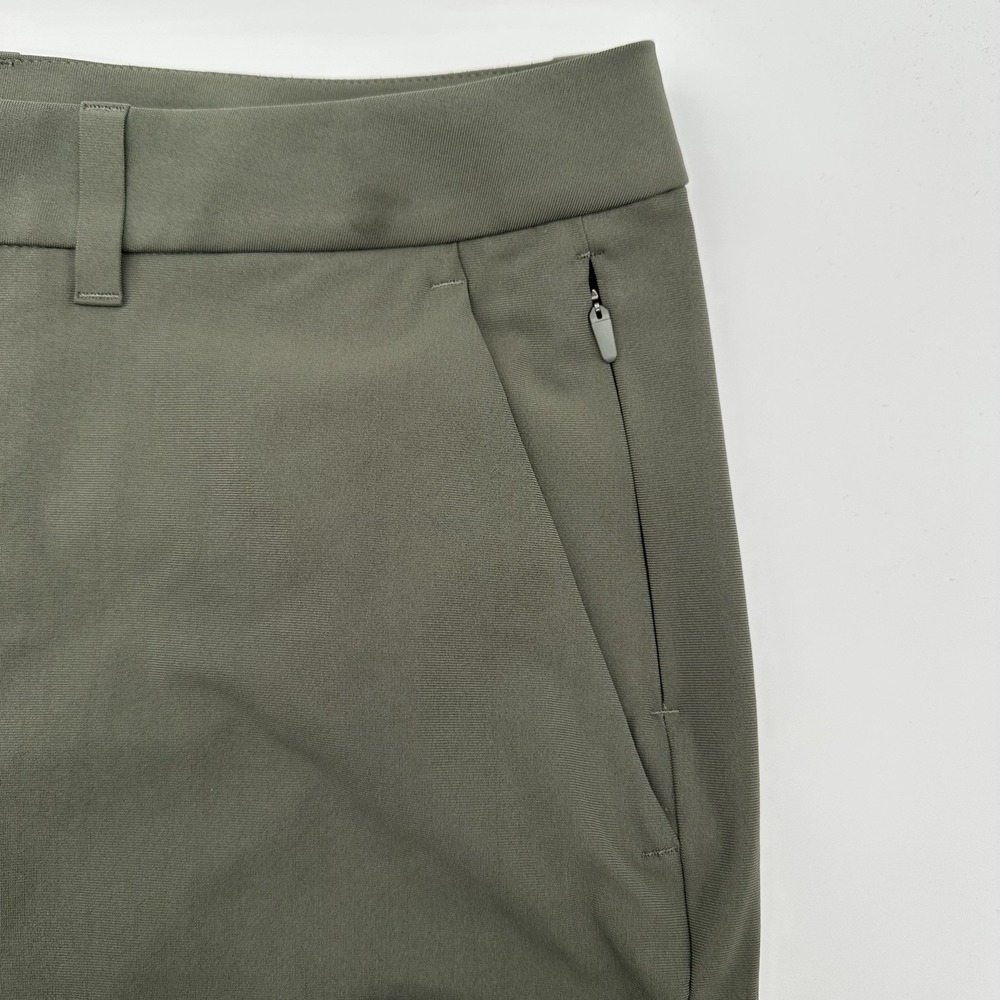 Lululemon Commission Pant Olive Green Mens 34 LM5AR3S Technical Chino Trousers - Picture 6 of 10